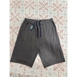 Proman Mens XXL Athletic Shorts Gray Elastic Drawstring Waist Pockets New Tag
